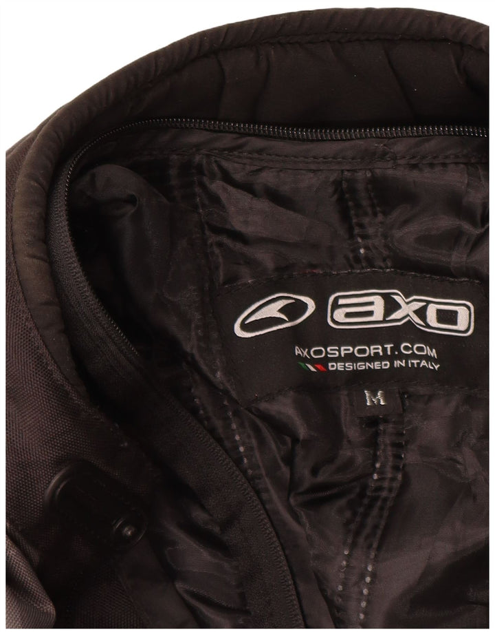 Jachetă pentru bărbați AXO Motorstyle Racer UK 38 Medium Black Colorblock Poliester