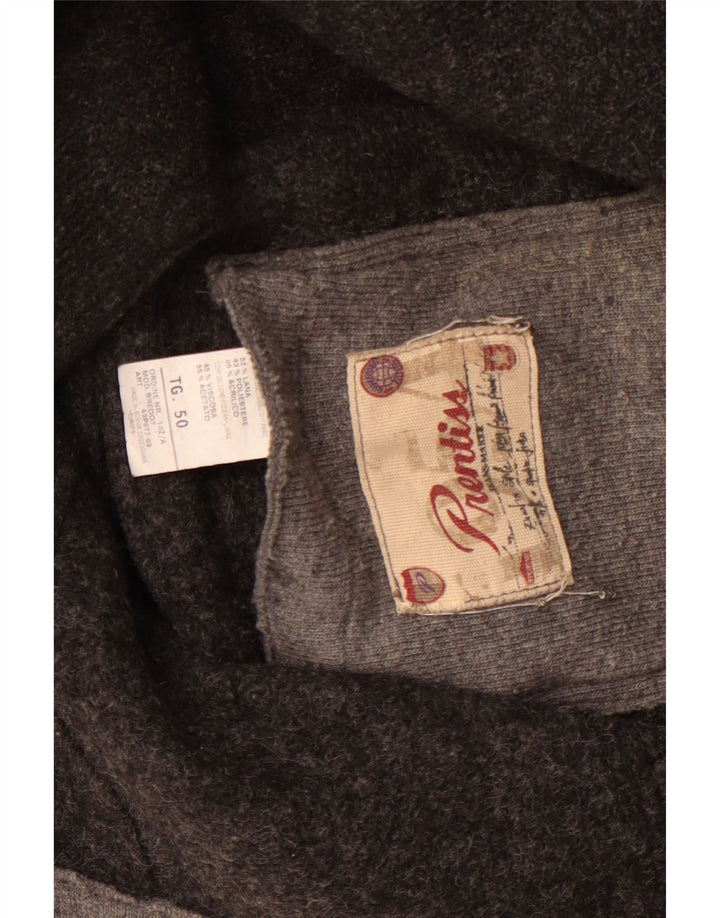 Palton tricot pentru bărbați PRENTISS IT 50 Lână mare, gri