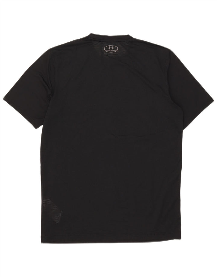 Tricou Under Armour pentru bărbați Heat Gear Top Mediu Poliester Negru