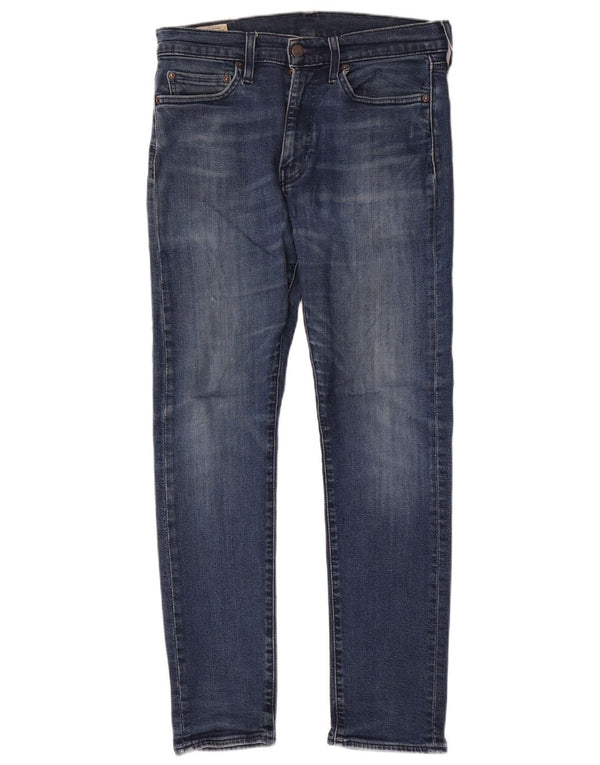 Levi's Mens 510 Skinny Jeans W33 L32 Navy Blue Cotton