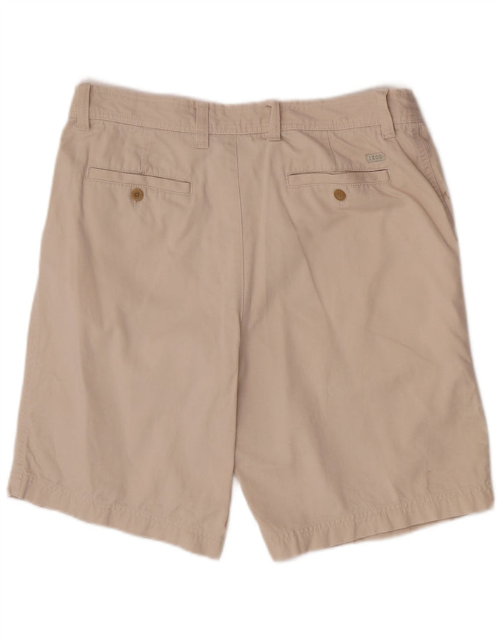 Pantaloni scurți chino pentru bărbați Izod W36, mare, bej, bumbac