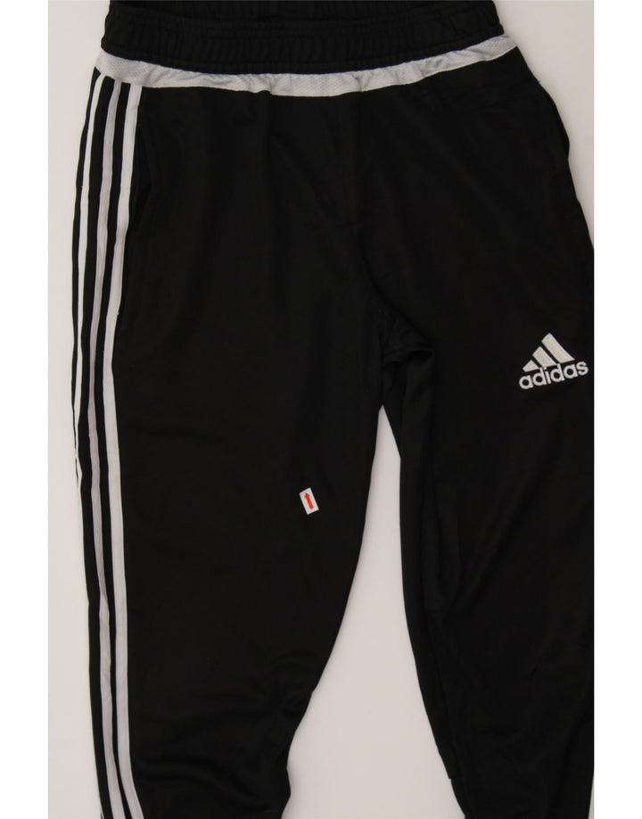 ADIDAS Womens Climacool Tracksuit Trousers UK 10 Small  Black Polyester Vintage Adidas and Second-Hand Adidas from Messina Hembry 