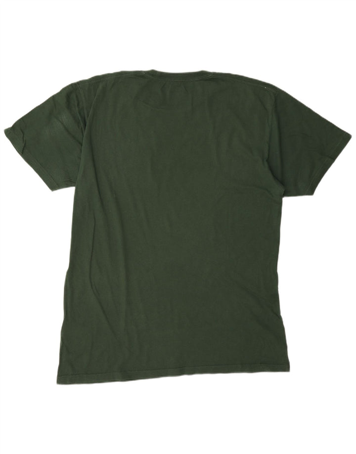 Tricou grafic Vans pentru bărbați Top mare din bumbac verde