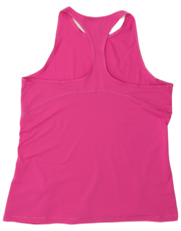 Vesta Nike Dri Fit pentru femei UK 14, mare, roz, poliester