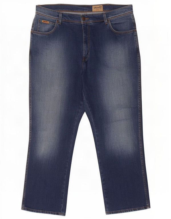 Blugi drepti Wrangler Texas Stretch pentru bărbați W40 L30 Bumbac albastru
