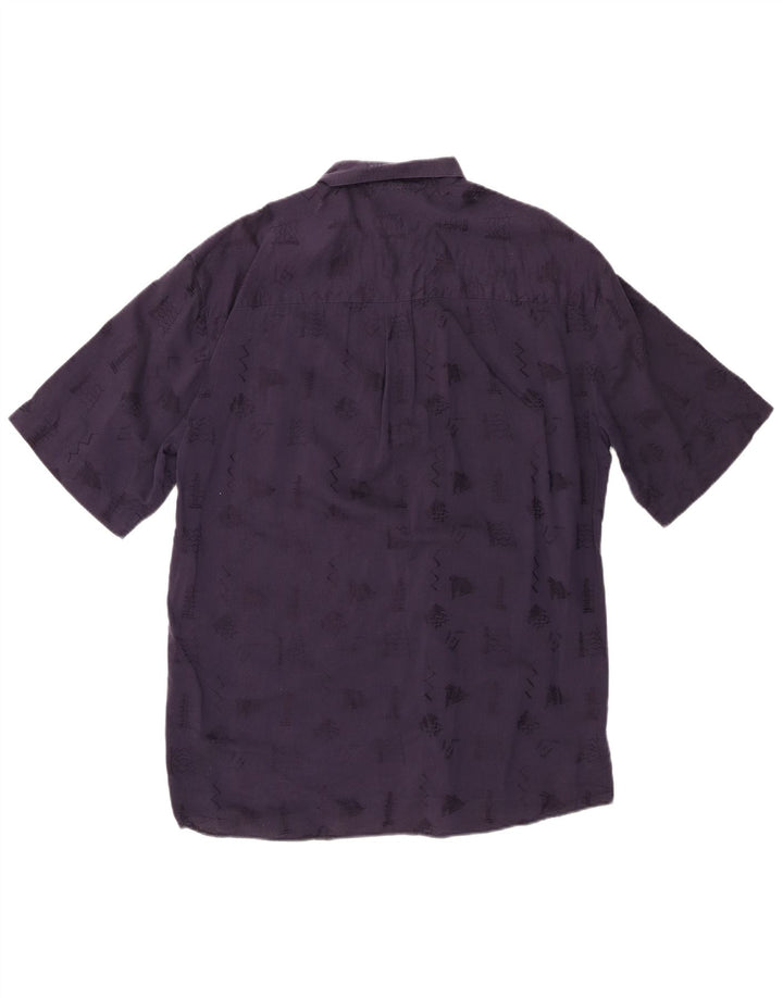 Cămașă pentru bărbați Angelo Litrico Mărimea 39 /40 15 1/2 Mediu Bleumarin Geometric
