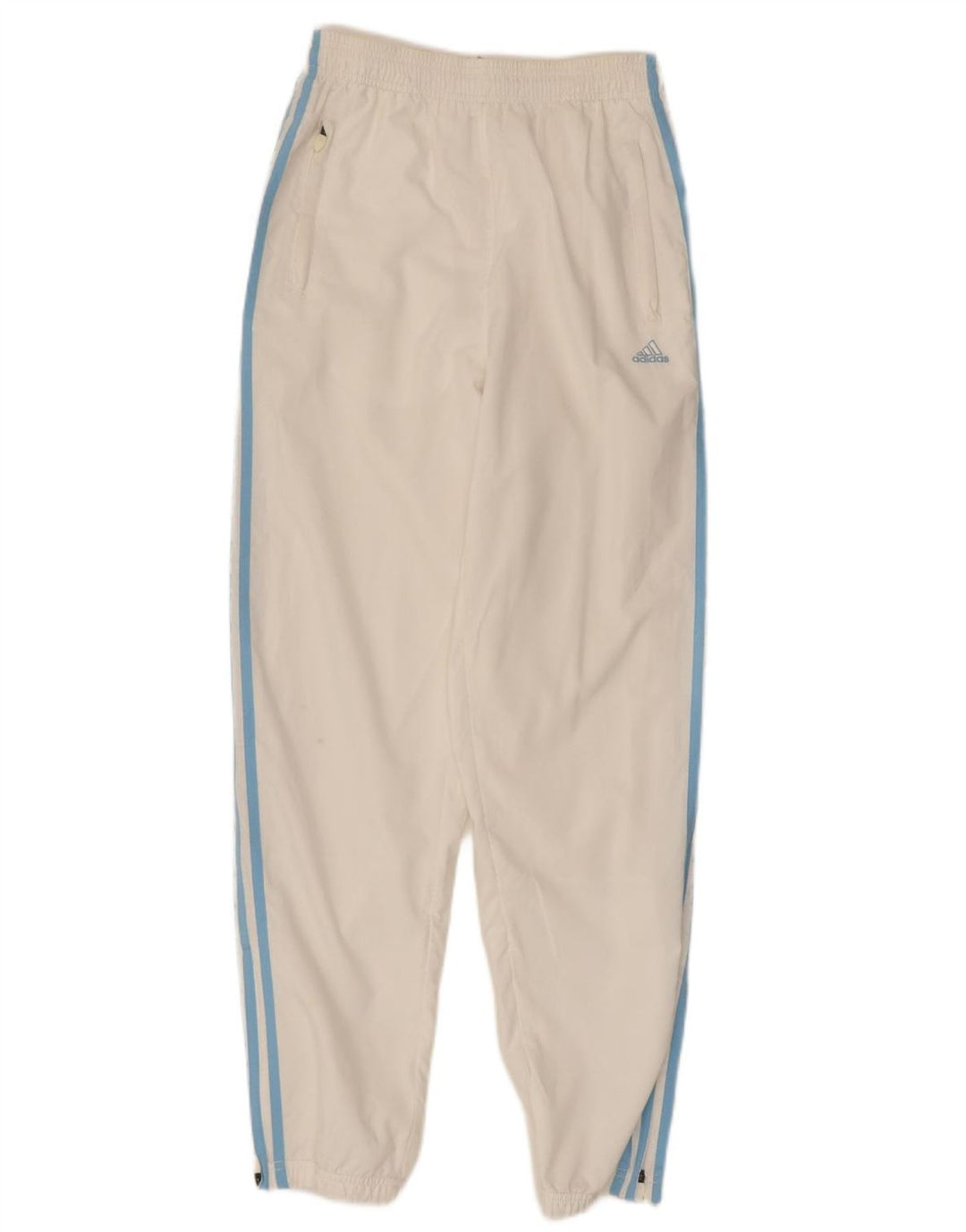 Pantaloni de trening pentru femei ADIDAS Joggeri UK 10 Poliester alb mic