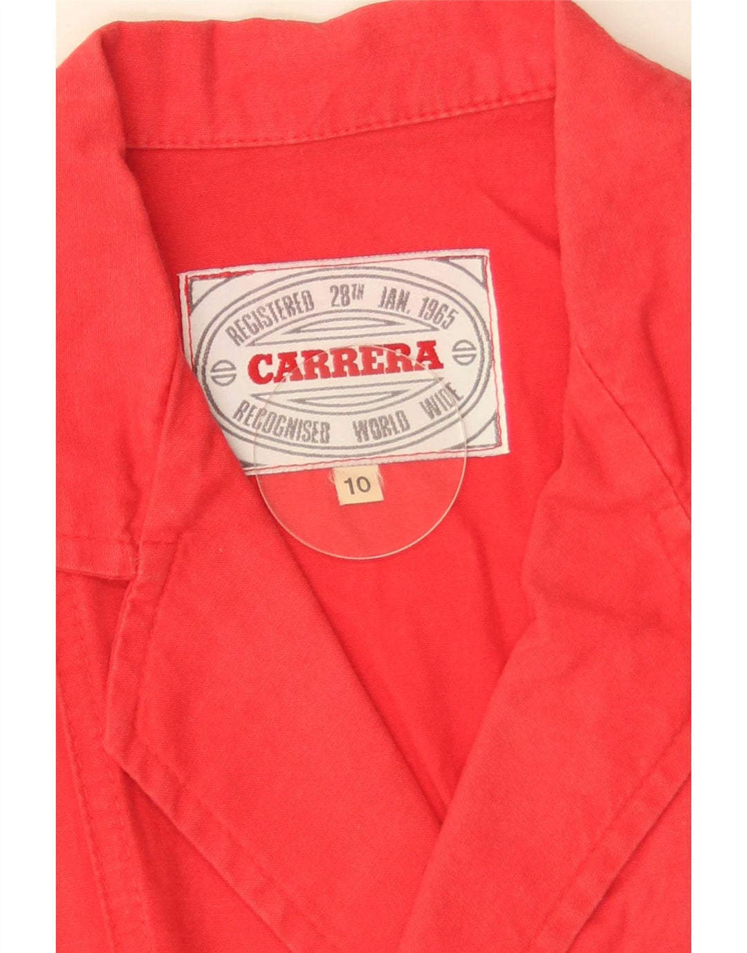 Jachetă pentru femei Carrera Crop Blazer Dublu Breasted UK 10 Small Red