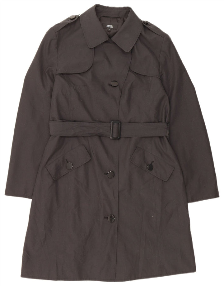 Trench pentru femei MARKS & SPENCER UK 14 XL Poliester negru