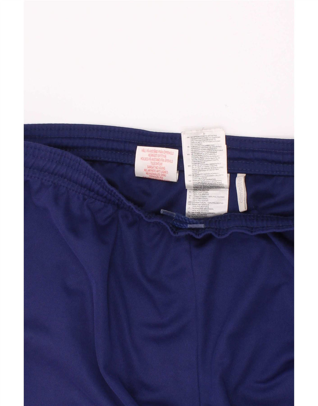 Pantaloni scurți sport Adidas Climalite pentru băieți 13-14 ani poliester albastru