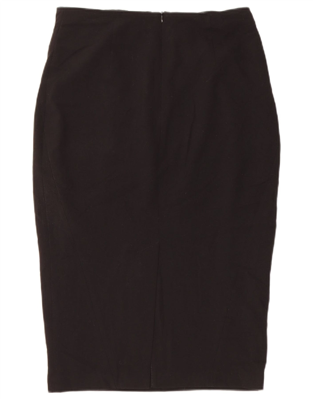 Fusta creion pentru femei Marks & Spencer UK 10 Small W28 Poliester negru