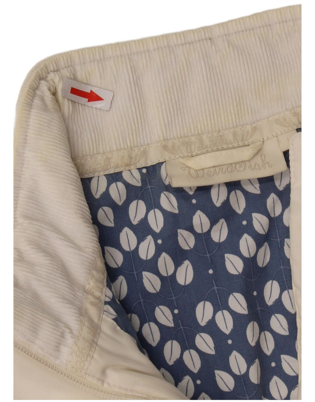 WEIRD FISH Gilet căptușit pentru femei UK 14 Poliester alb mare