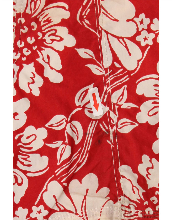 Pantaloni scurți de înot North Sails pentru bărbați, mari, roșii, din poliamidă florală