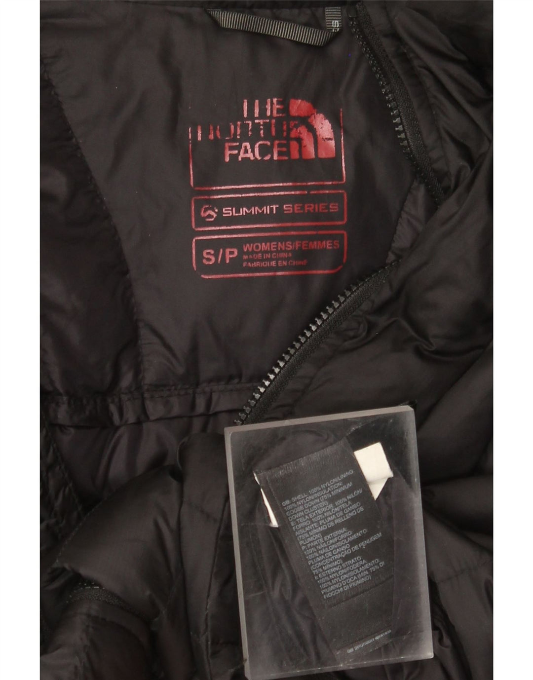 Jachetă căptușită pentru femei The North Face UK 10 Small Black Nylon