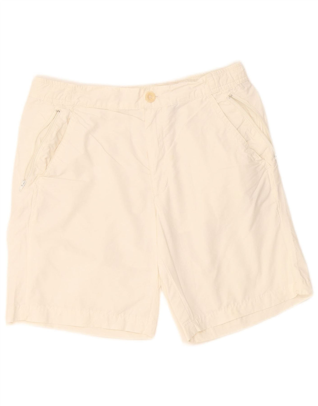 Pantaloni scurți chino Canadiens pentru femei IT 44 Medium W30 Bumbac alb