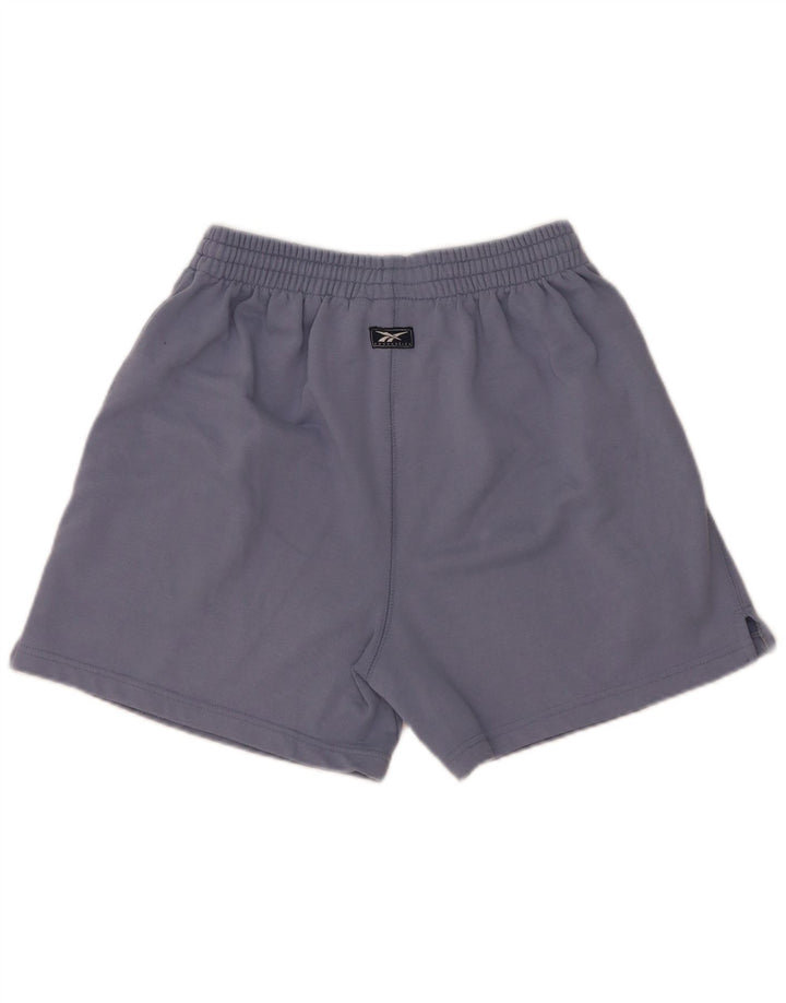 Pantaloni scurti sport Reebok pentru femei UK 10 Small Blue Poliester