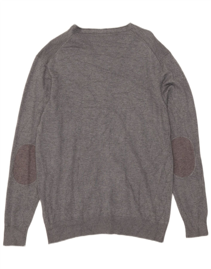 Pulover cardigan pentru bărbați Pierre Cardin, mare, gri, viscoză
