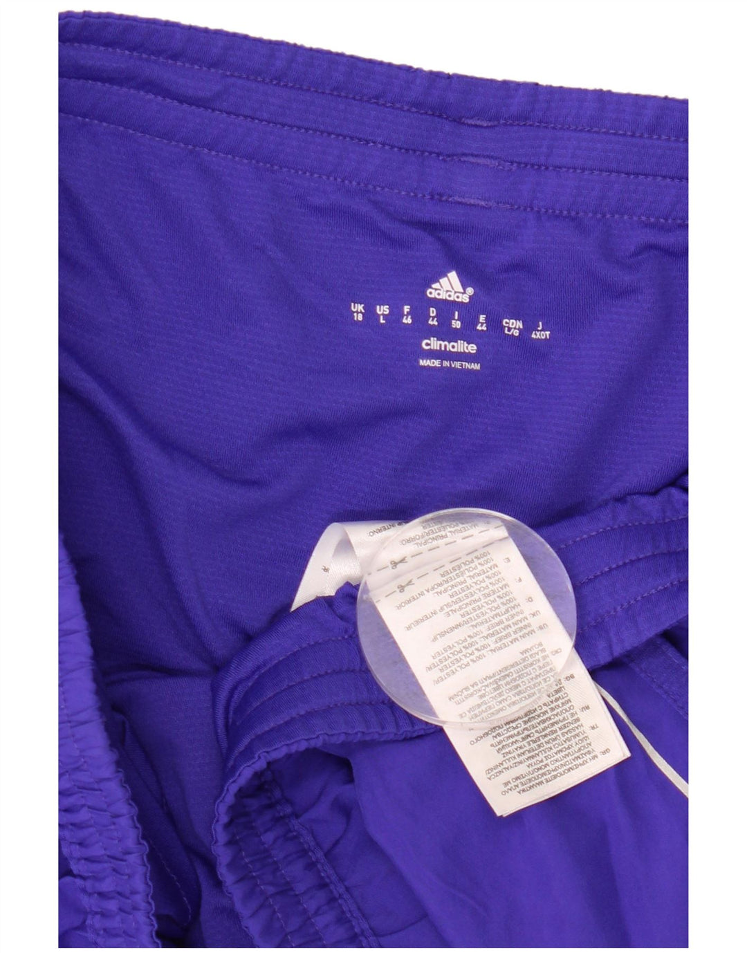 Pantaloni scurți sport Climalite ADIDAS pentru femei UK 18 XL Poliester violet