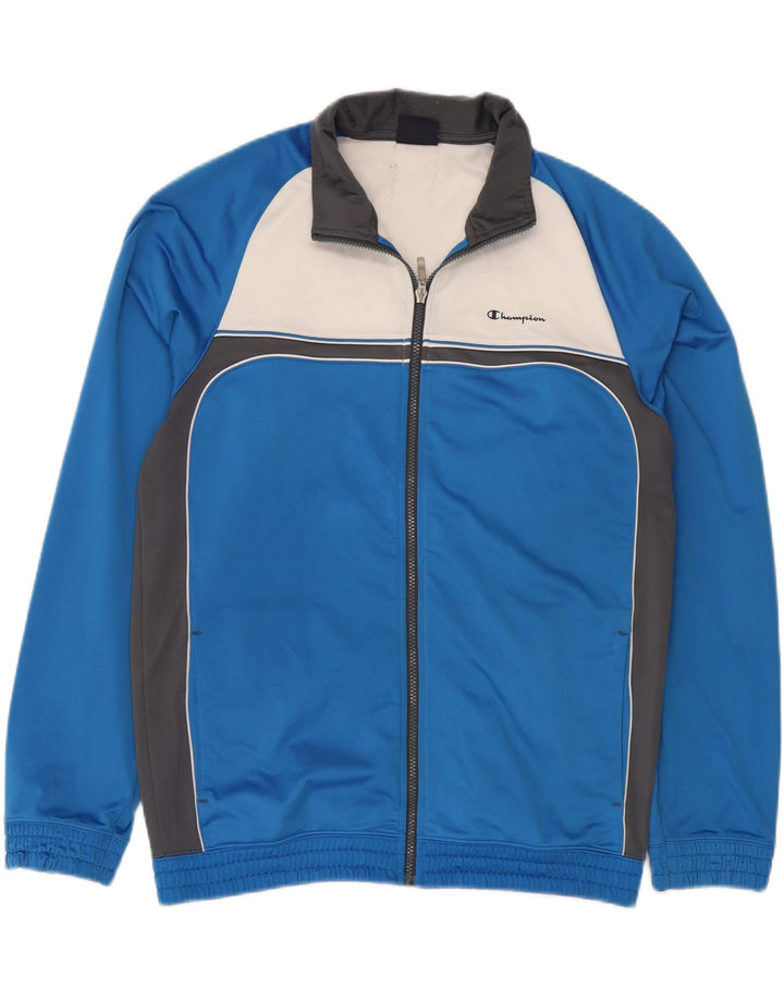 Jachetă de trening pentru bărbați CHAMPION XL, albastru, color block