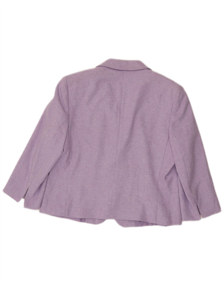 Jachetă pentru femei Marks & Spencer, cu ajustare standard, mare, violet