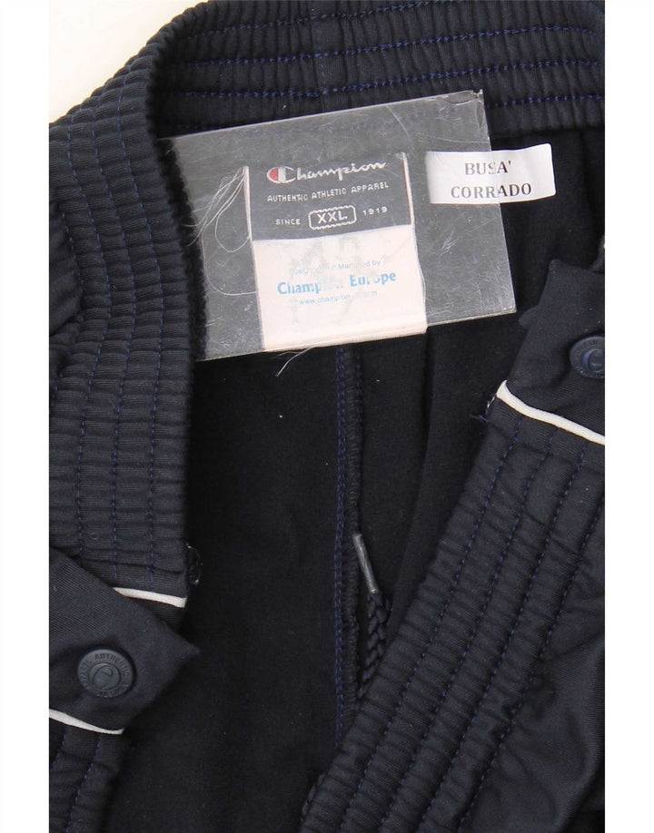 Pantaloni de trening pentru bărbați Champion 2XL, poliester bleumarin