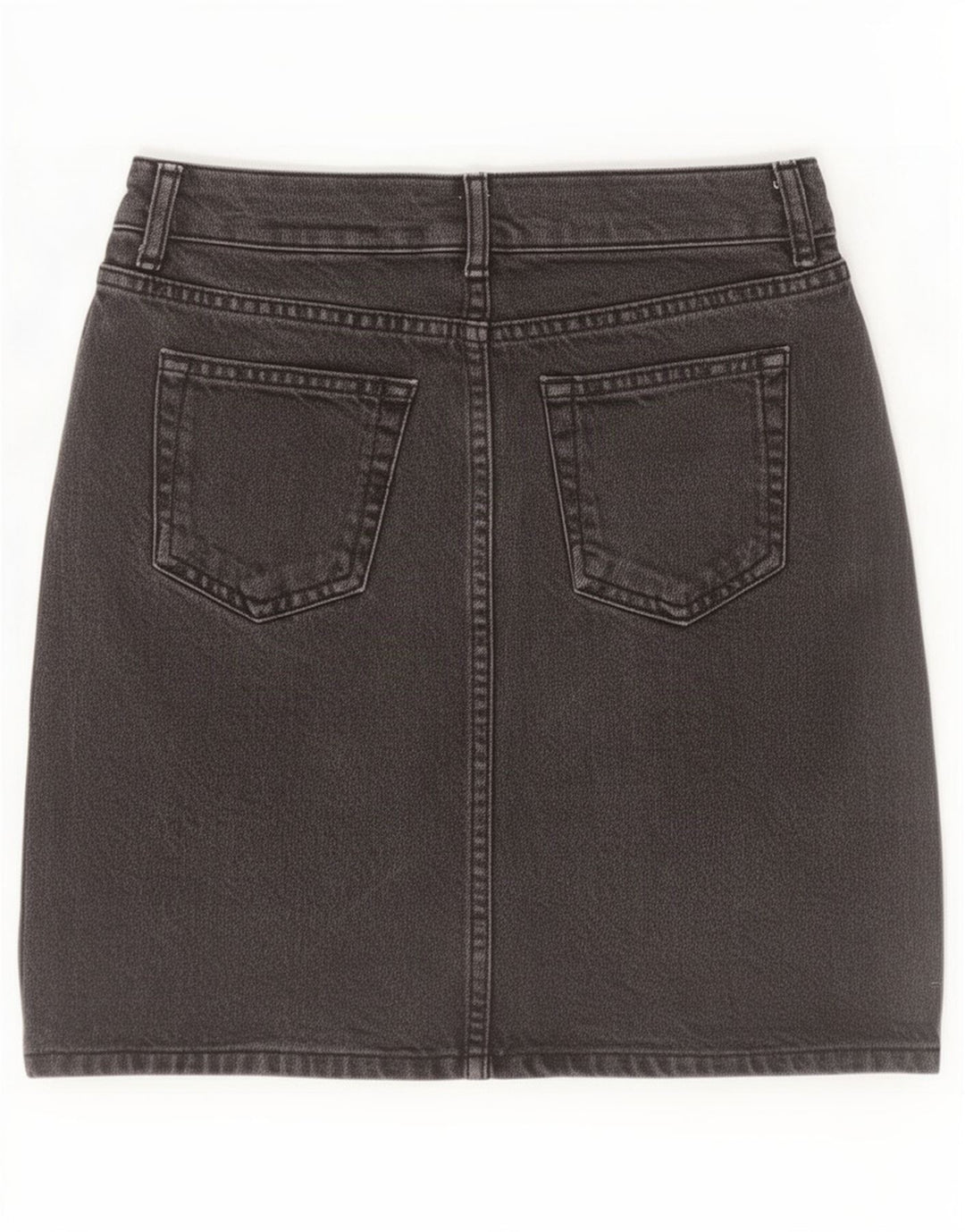 Fusta mini denim Topshop pentru femei W26, bumbac negru mic