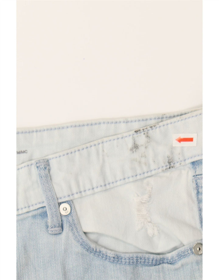 MOSSIMO Womens Distressed Denim Shorts US 8 Medium W30 Blue Cotton Vintage Mossimo and Second-Hand Mossimo from Messina Hembry 