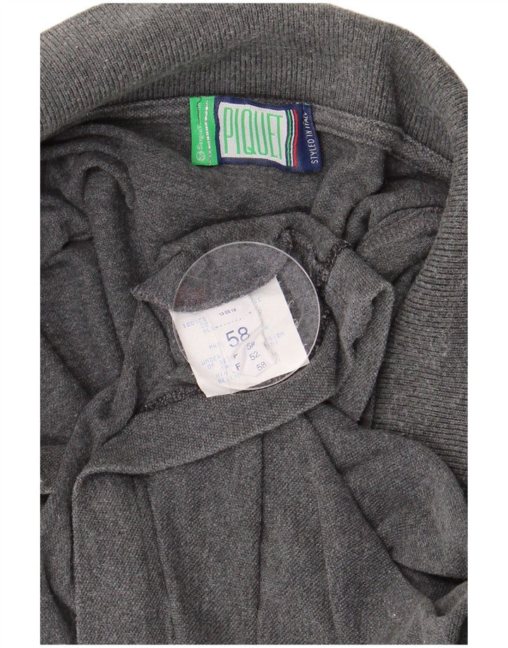 SERGIO TACCHINI Tricou Polo Bărbați IT 58 2XL Bumbac Gri