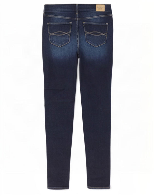 Blugi skinny pentru femei Abercrombie & Fitch US 4 Small W27 L29 bleumarin bumbac