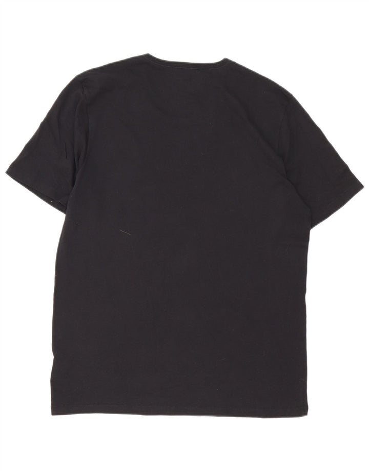 Tricou pentru bărbați Hugo Boss Top mare din bumbac negru
