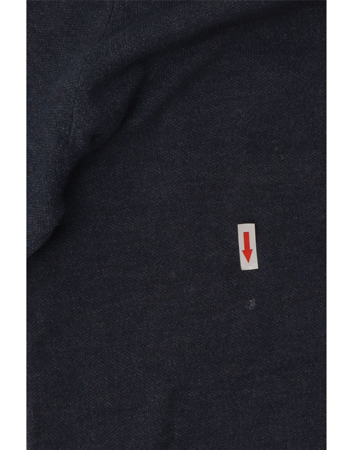 White Stuff Pulover pentru bărbați cu gât crew pulover mediu din bumbac bleumarin