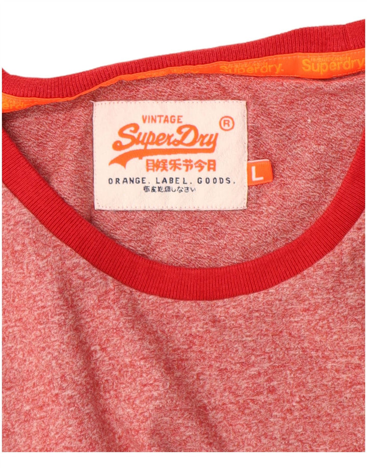 Tricou grafic pentru bărbați Superdry Top mare roșu cu pete
