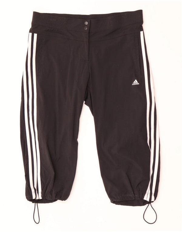 Bermudă Adidas Climalite pentru femei UK 12 Medium W32 Nylon negru