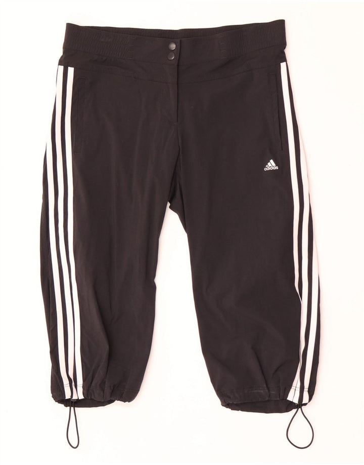 Bermudă Adidas Climalite pentru femei UK 12 Medium W32 Nylon negru
