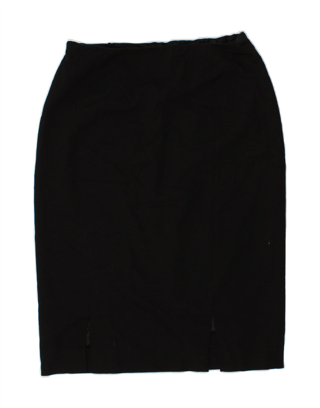 Fusta midi pentru femei JAEGER UK 12 Medium W28 Lână neagră