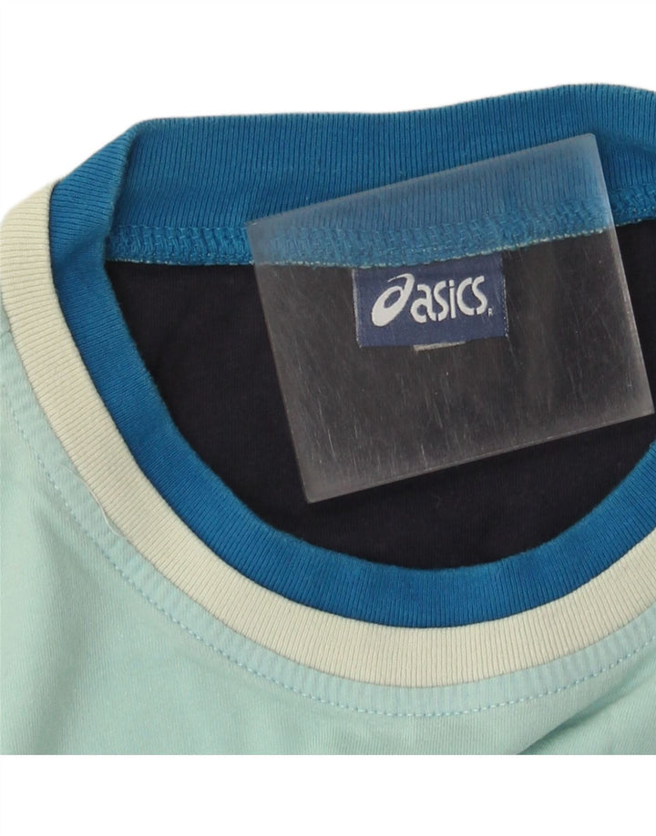 Tricou grafic Asics pentru bărbați Top Medium Turcoaz
