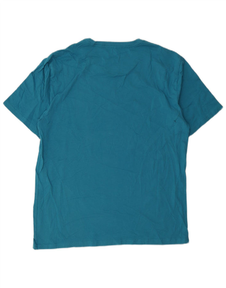 Tricou grafic pentru bărbați Hurley Top mare, albastru, bumbac