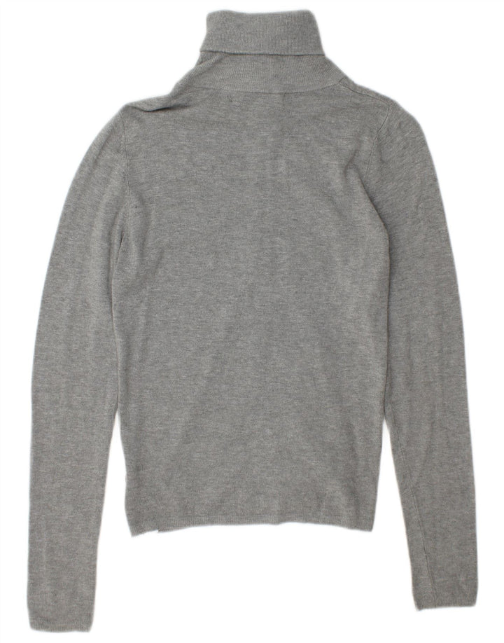 Pulover cardigan pentru femei Zara UK 12, raion gri mediu
