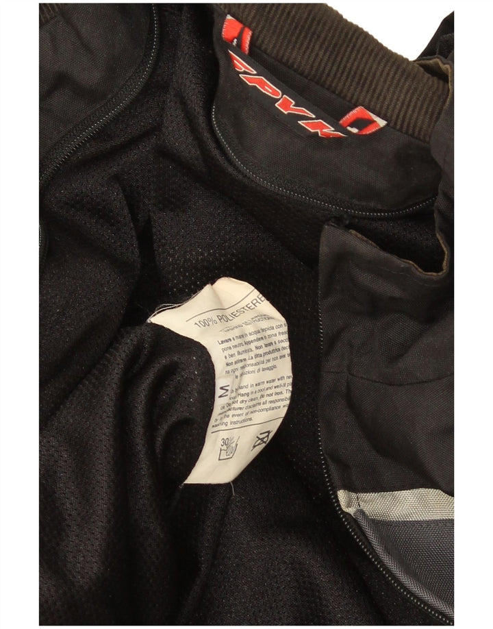 Jachetă Spyke Graphic Racer pentru bărbați UK 38 Medium Black Colorblock Poliester