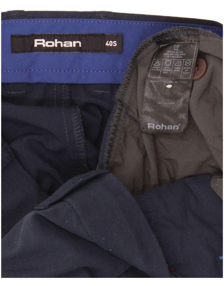 Pantaloni chino drept bărbați Rohan L40 L30 Poliamidă bleumarin