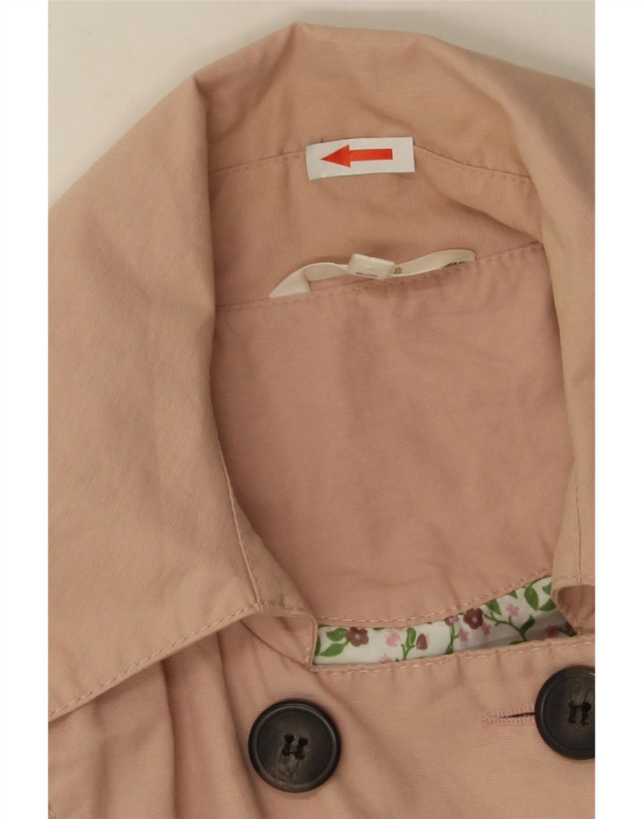 Trench pentru femei Marks & Spencer UK 10 mic bumbac roz
