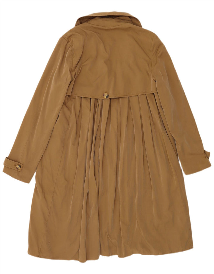 Trenci deschis pentru femei vintage UK 10 mic maro