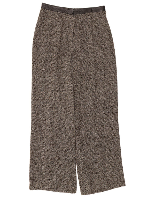 Michel Ambers Pantaloni casual pentru femei cu talie înaltă UK 12 Medium W28 L29 Gri