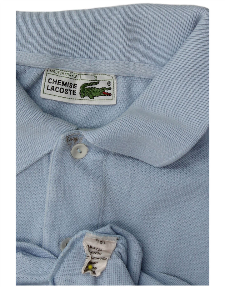 Tricou polo pentru bărbați Lacoste Mărimea 3 Bumbac albastru mic