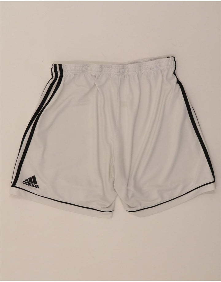 Pantaloni scurți sport pentru bărbați Adidas, mari, alb, din poliester