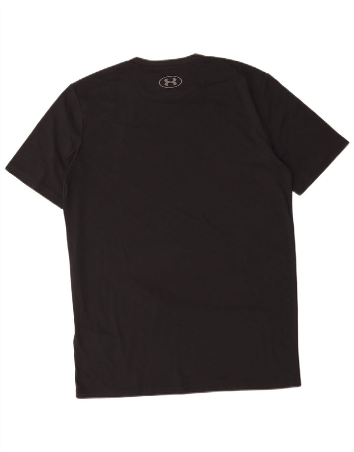 Tricou Under Armour pentru bărbați Top mic din bumbac negru