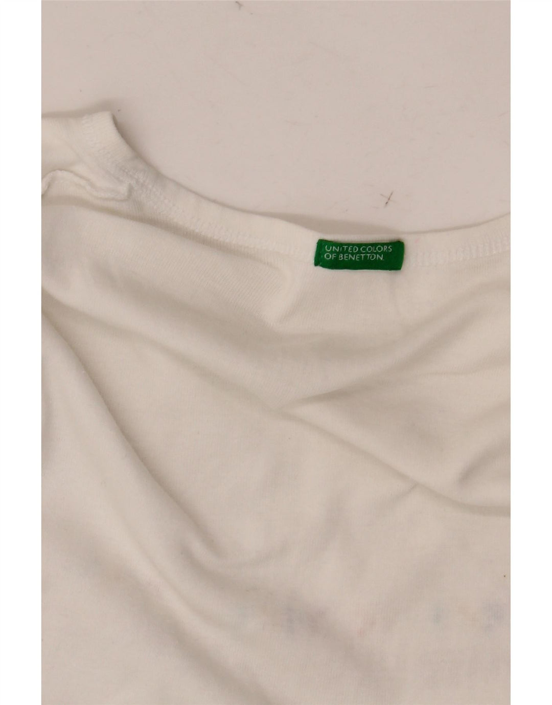 Tricou grafic BENETTON pentru femei Top UK 8 Small White