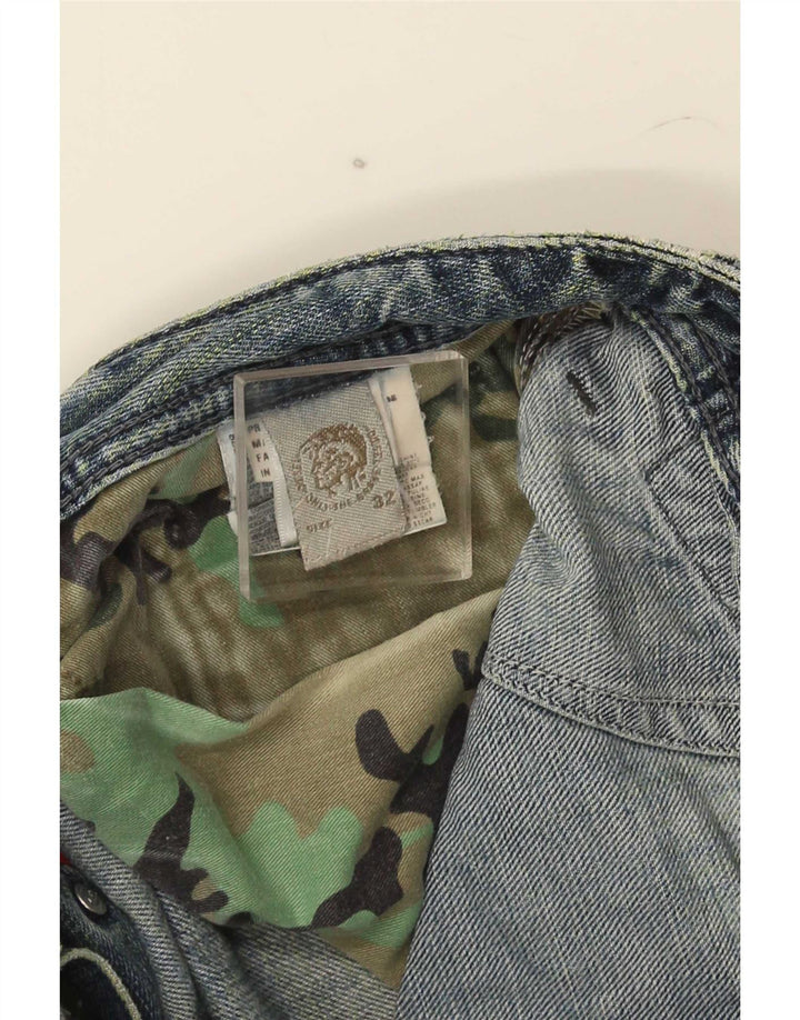 Blugi Distressed drepte pentru bărbați Diesel W32 L30 Bumbac albastru