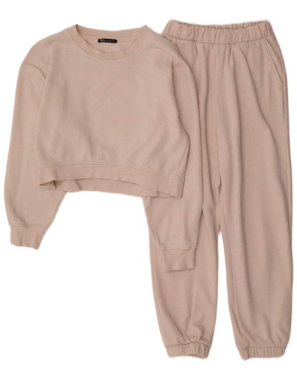 Trening complet pentru femei Zara UK 14 Medium White Bumbac