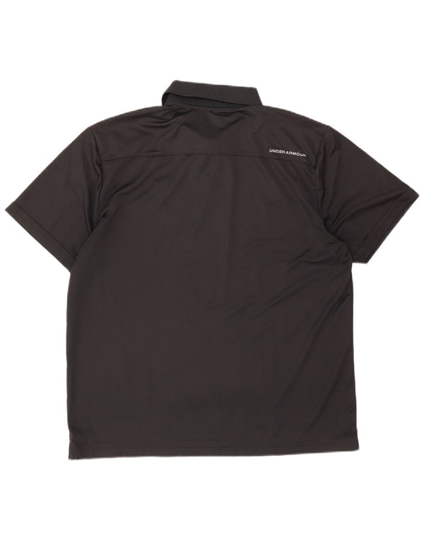 Tricou polo Under Armour Heat Gear pentru bărbați, mare, negru